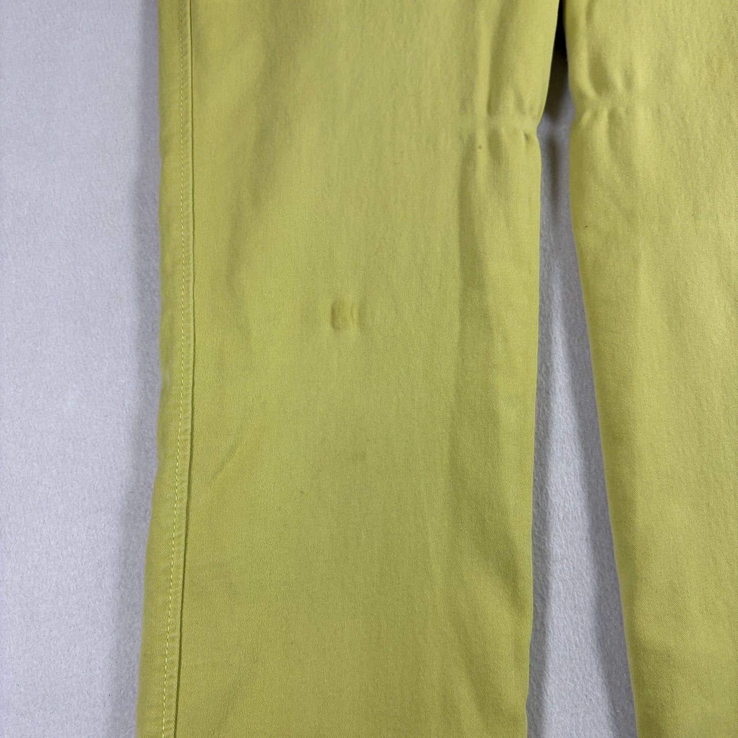 Stage Womens Jeans Size 10 Yellow High Rise Y2K Vintage Denim Straight Leg