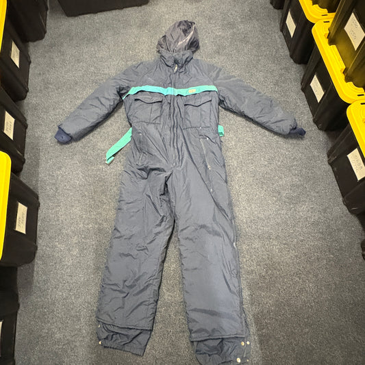 Vintage Outdoor Exchange Ski Suit Snowsuit Mens L Fits Like XL Blue 90s