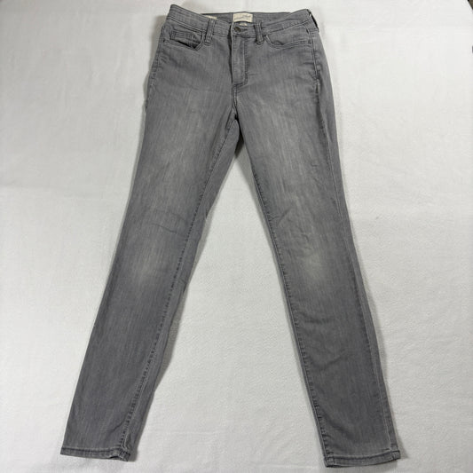 Universal Thread Jeans Womens 2 High Rise Skinny Gray Stretch Denim Vintage Y2K!