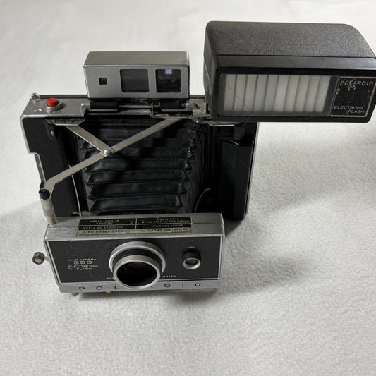 Polaroid Land Camera 360 Vintage Instant Film Camera Electronic Flash Retro USA!