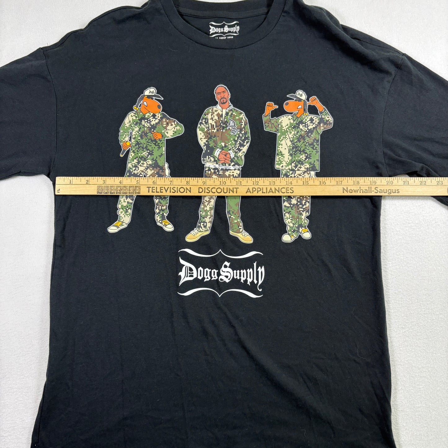 Dogg Supply Mens T Shirt Small Black Snoop Dogg Graphic Tee Hip Hop Streetwear