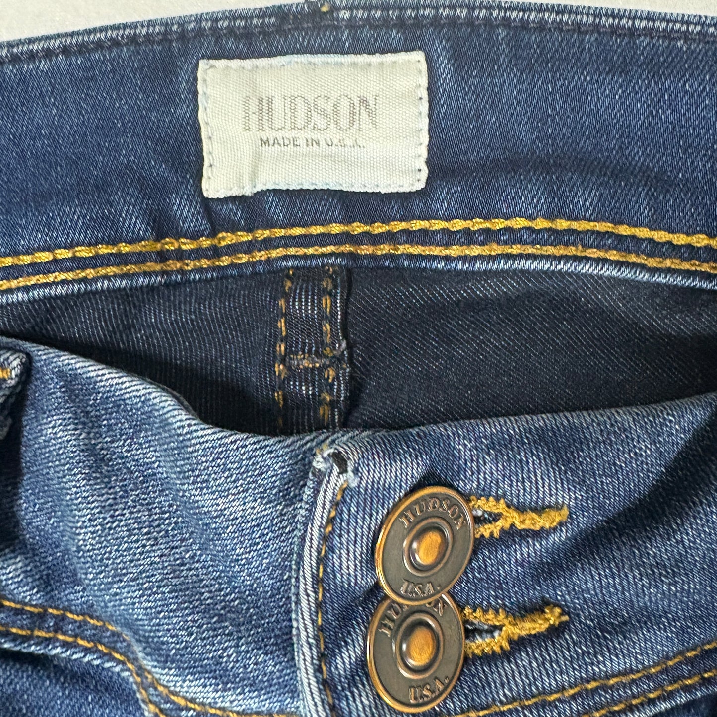 Hudson Jeans Women’s Bootcut Denim Made in USA Medium Wash Stretch Size 3036.95
