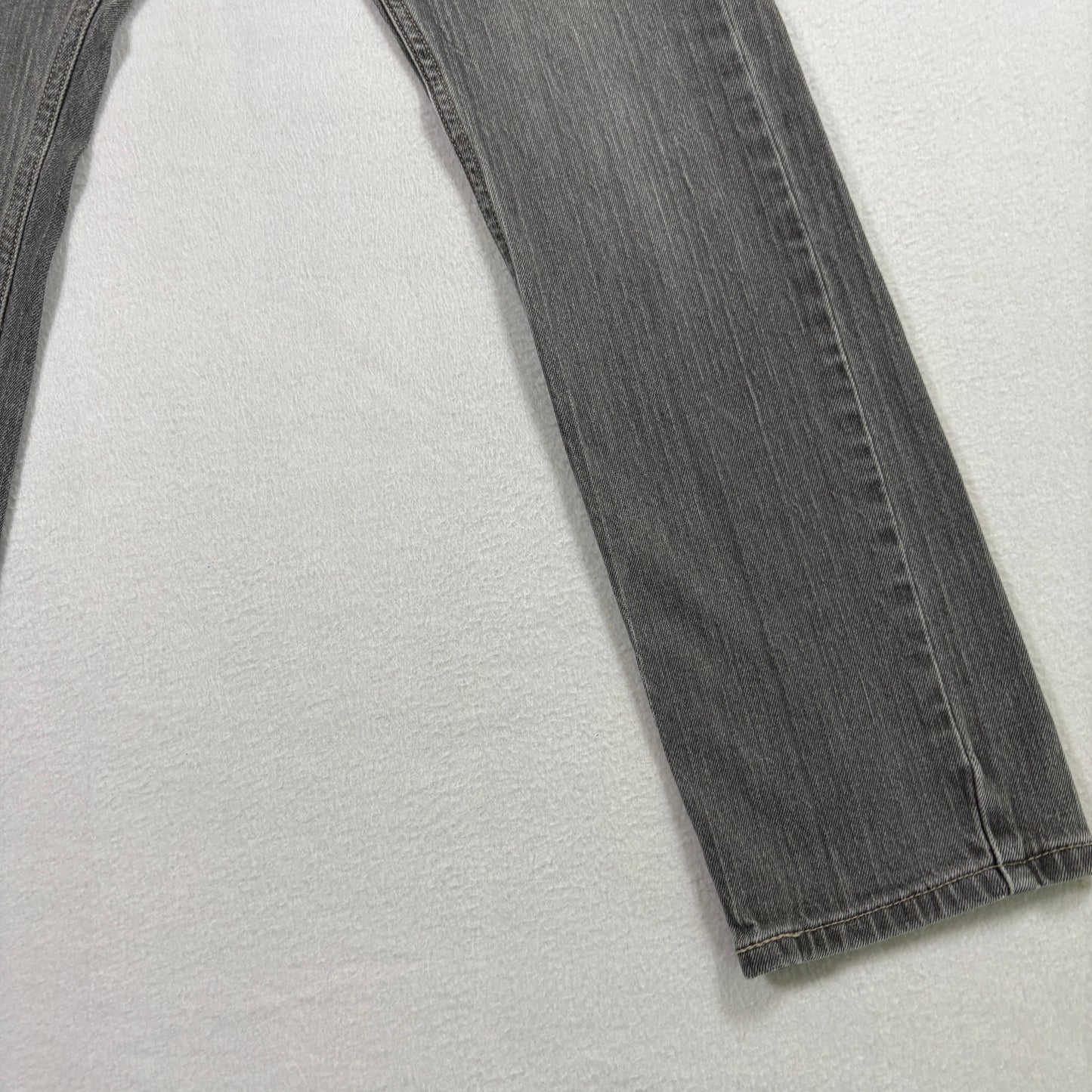 Levis Mens 511 Jeans Size 26x26.5 Gray Skinny Denim Slim Fit Y2K Vintage