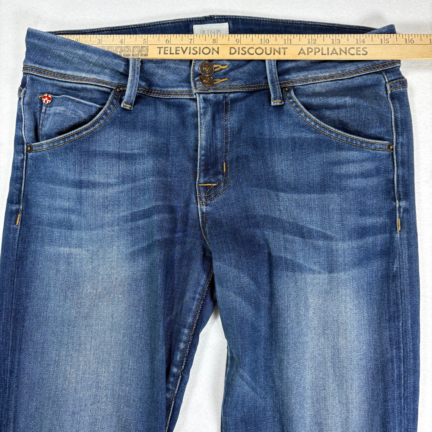 Hudson Jeans Women’s Bootcut Denim Made in USA Medium Wash Stretch Size 3036.95