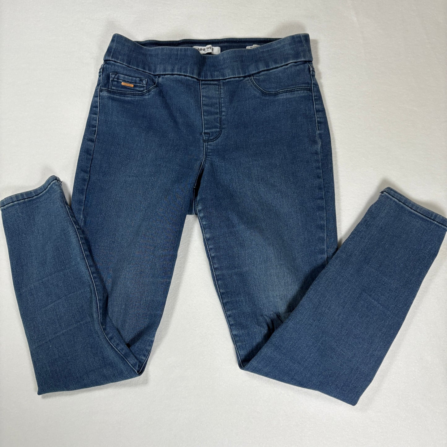 Nine West Jeans Women’s Size 10 Pull On Jeggings Stretch Skinny Blue Denim Pants