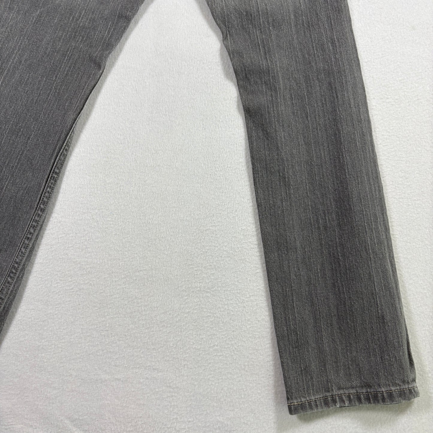 Levis Mens 511 Jeans Size 26x26.5 Gray Skinny Denim Slim Fit Y2K Vintage