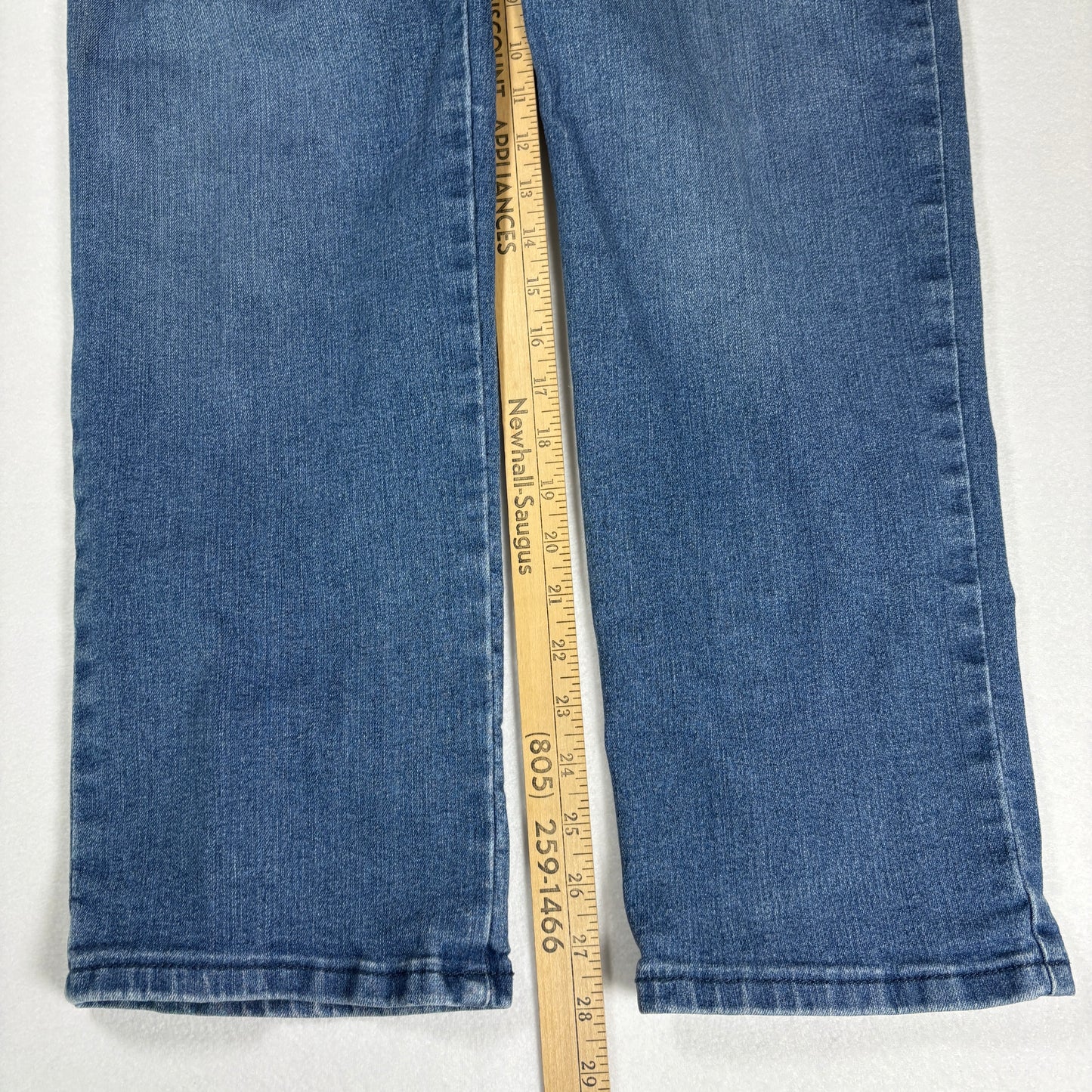 Gloria Vanderbilt Jeans Amanda Women’s 14 Short Blue Denim Classic Straight Pants