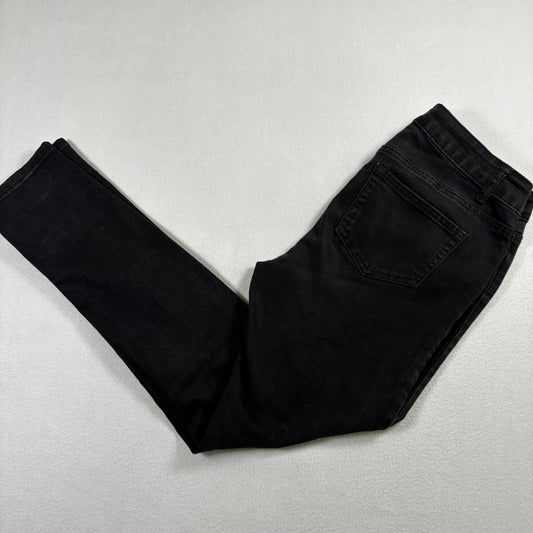 Project Indigo Womens Jeans Size 2 Black Skinny Studded Denim Y2K Grunge Pants
