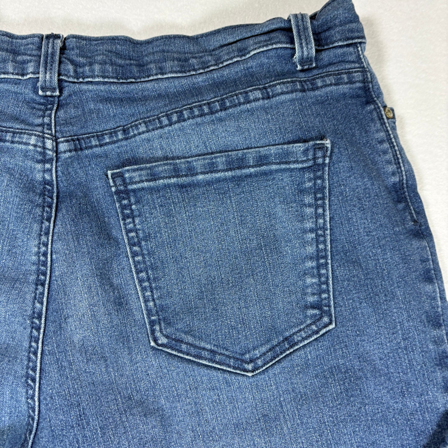 Gloria Vanderbilt Jeans Amanda Women’s 14 Short Blue Denim Classic Straight Pants