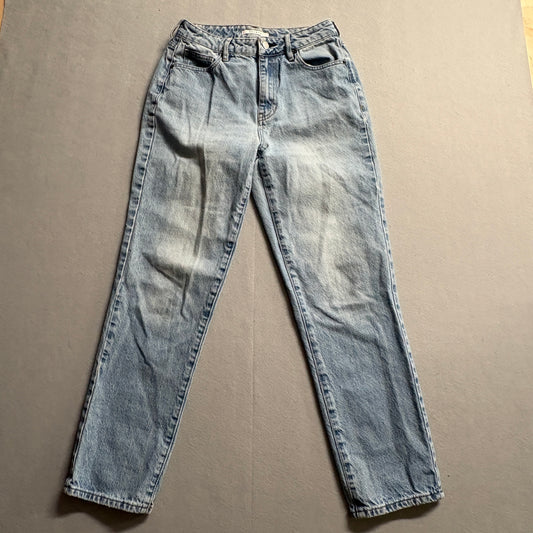 PacSun Mom Jeans Womens 26 Fits Like 26x27 Y2K Light Wash Straight Leg