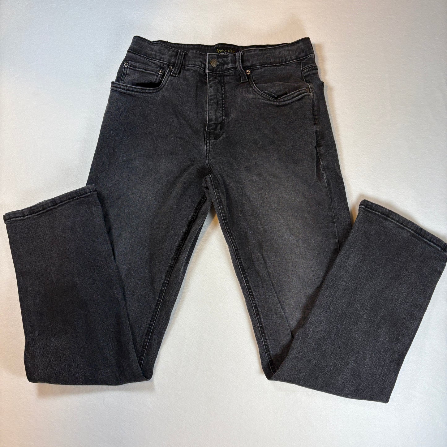 Urban Star Jeans Men’s 32x32 Black Premium Apparel Straight Leg Stretch Denim