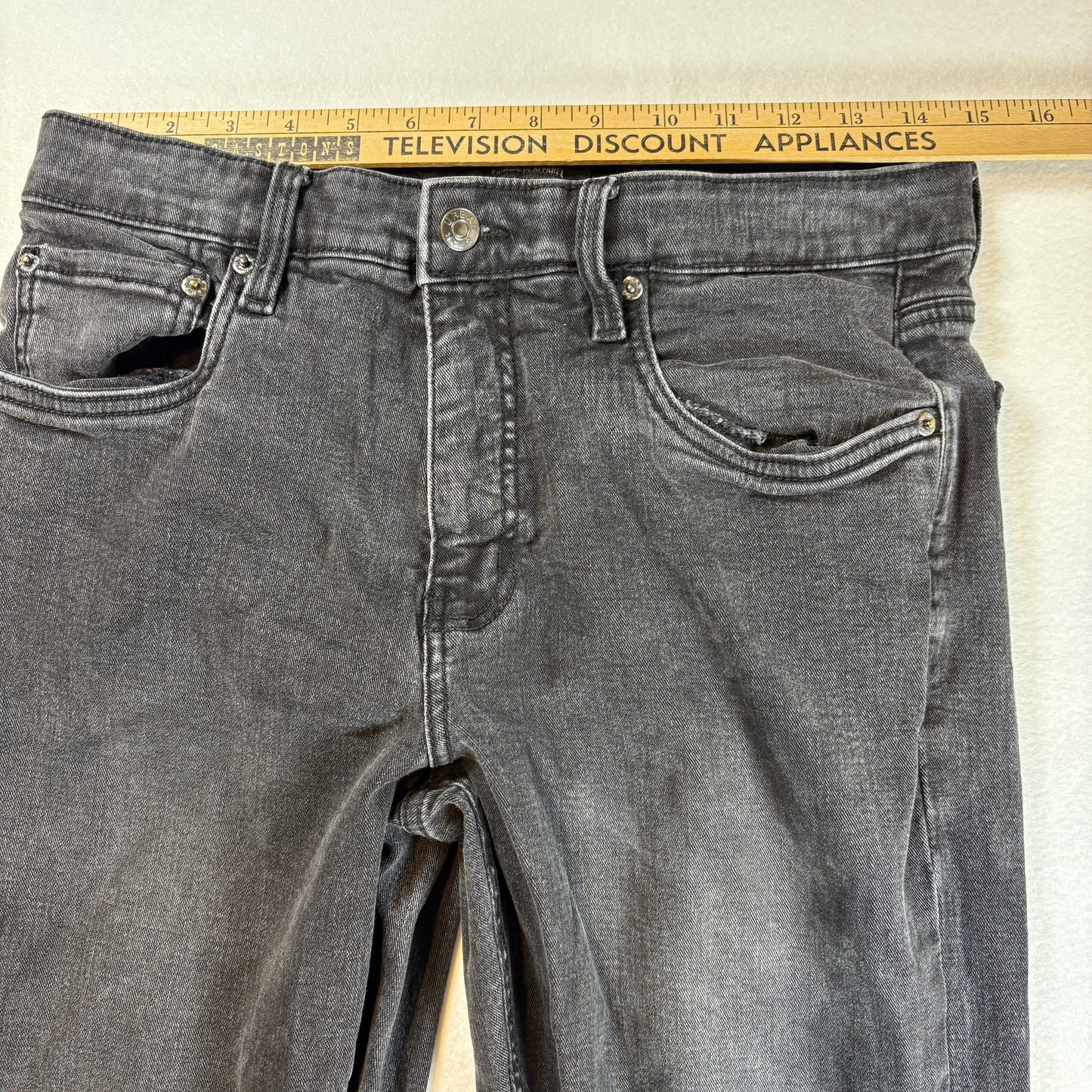 Urban Star Jeans Men’s 32x32 Black Premium Apparel Straight Leg Stretch Denim