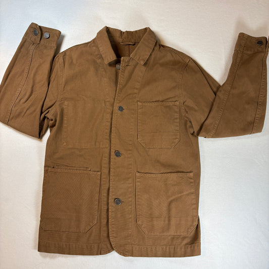 Bestseller Jacket Men’s Brown Workwear Chore Coat Utility Cotton Canvas Medium