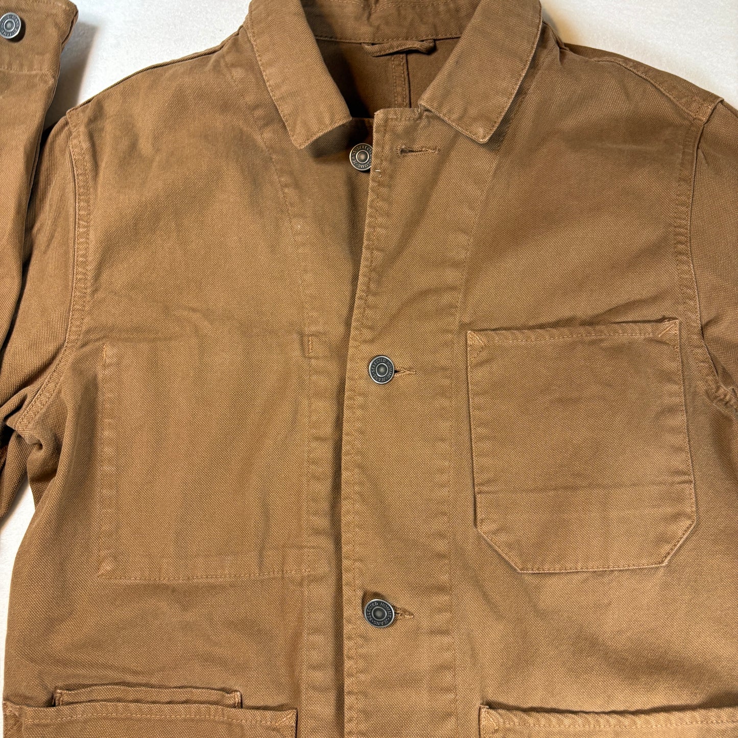 Bestseller Jacket Men’s Brown Workwear Chore Coat Utility Cotton Canvas Medium