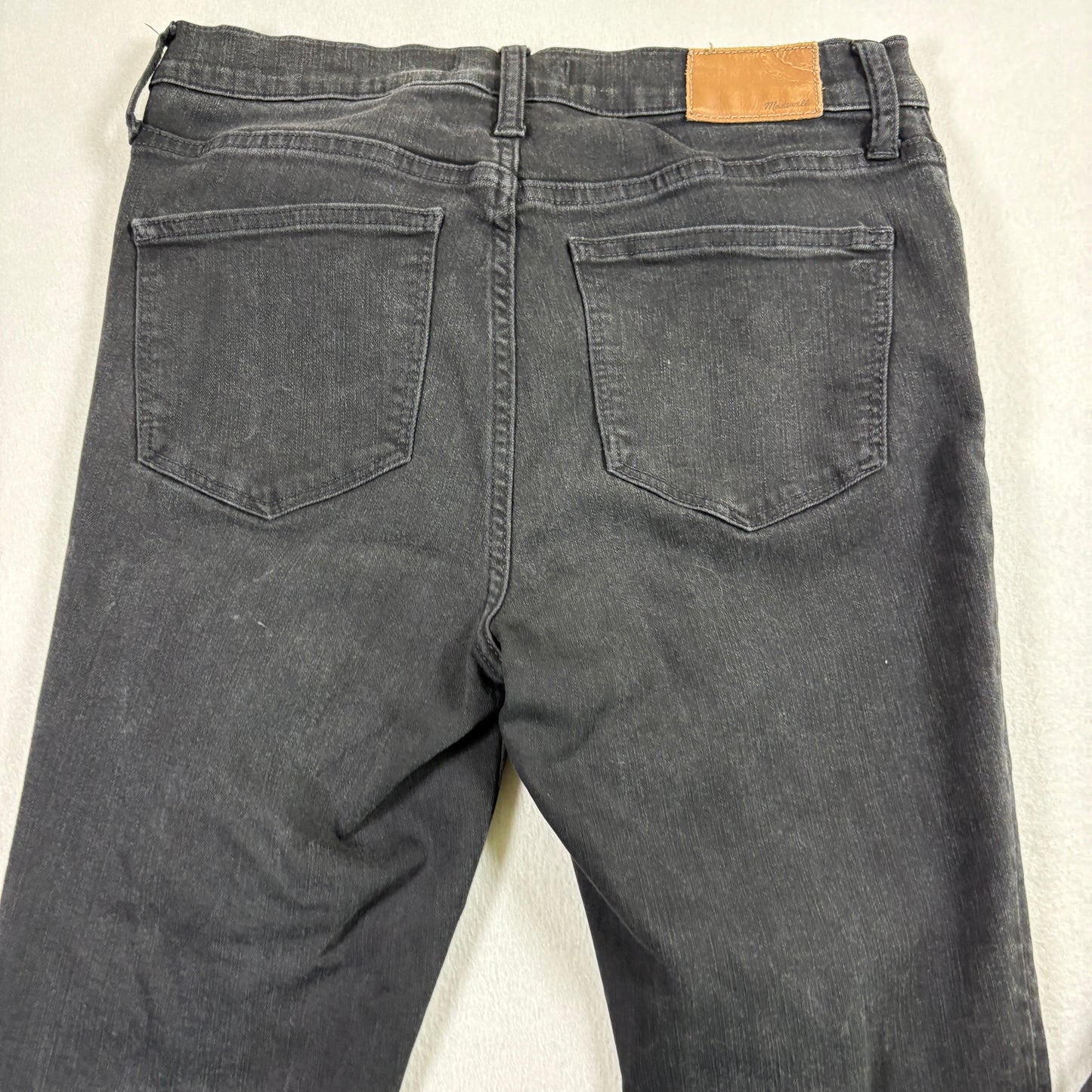 Madewell Womens Jeans Size 28 Black Roadtripper Skinny Denim High Rise Stretch