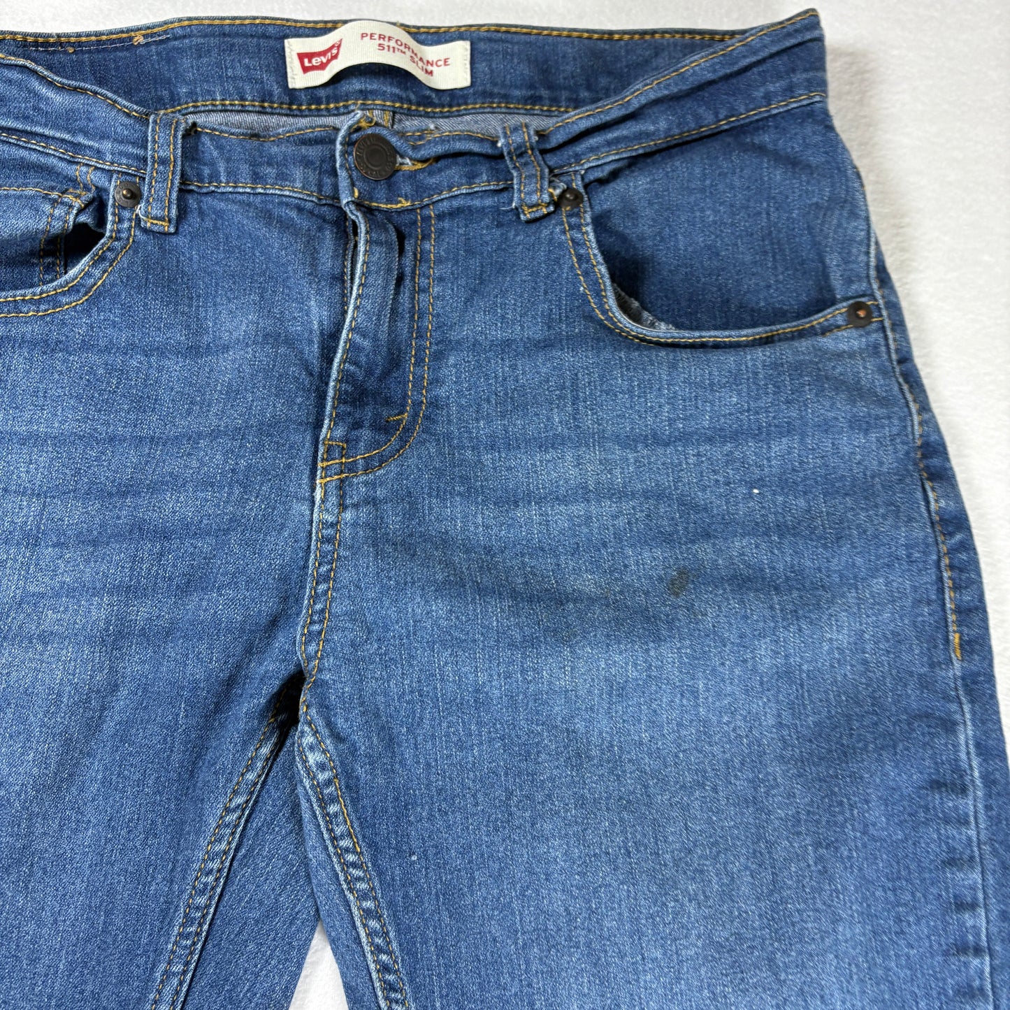 Levi’s Jeans Men’s 511 Slim Blue Denim Stretch Performance W28 L30 Classic Fit