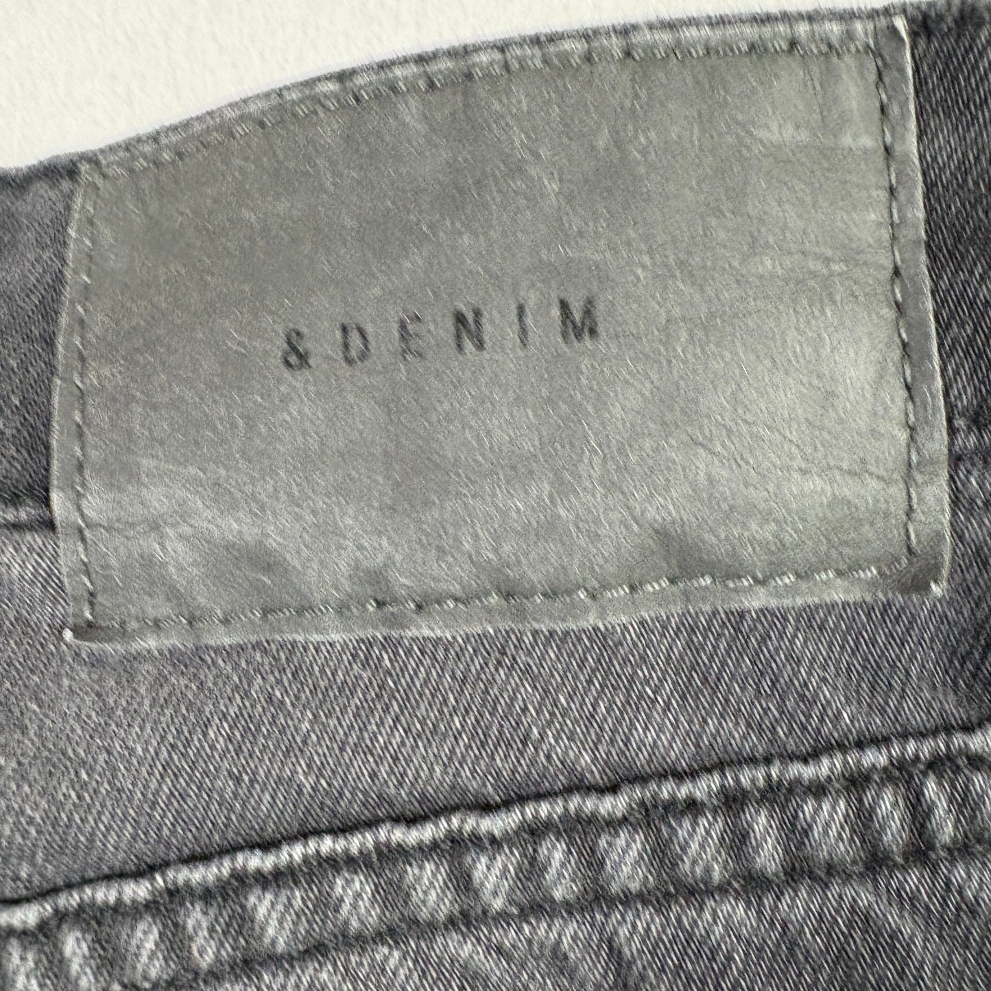 &Denim Womens Jeans Size 4 Black Distressed Ripped High Rise Mom Grunge Y2K