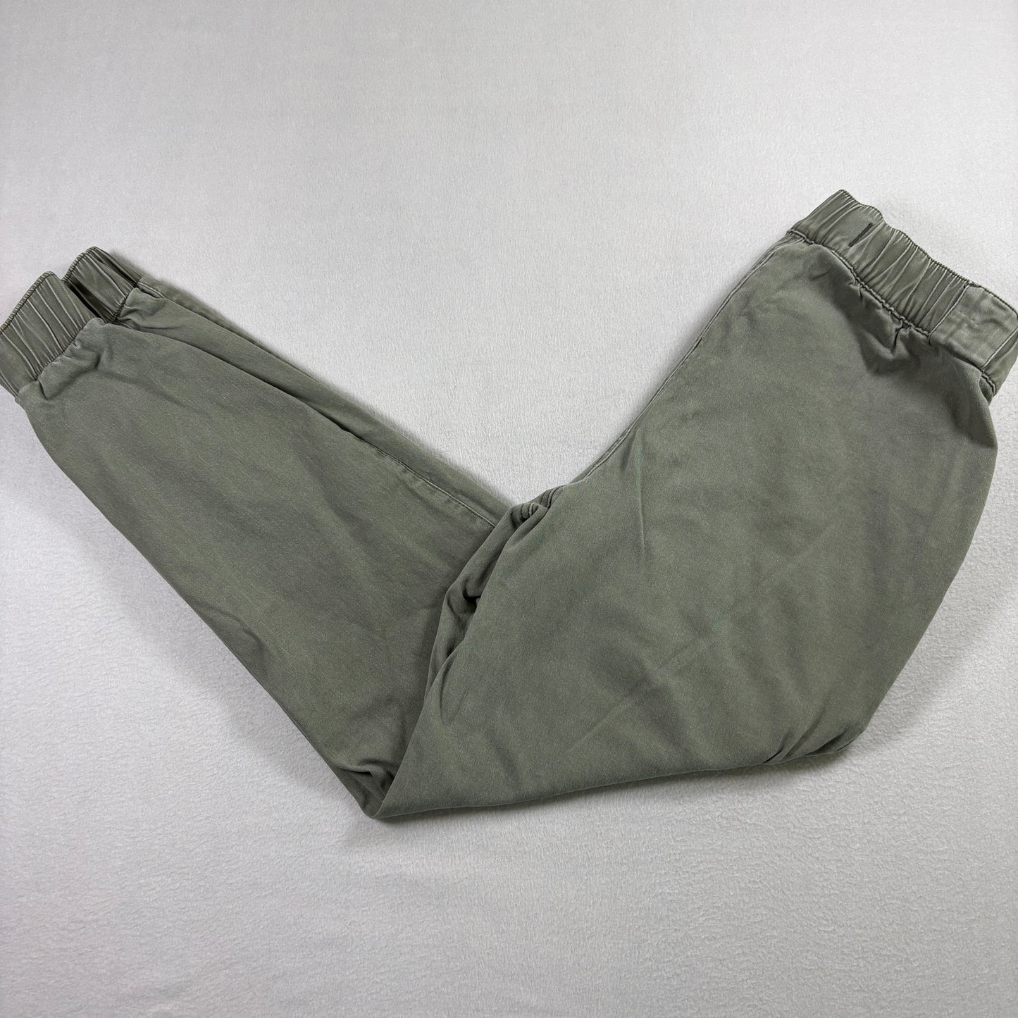 Hollister Womens Joggers Size L Green Ultra High Rise Stretch Utility Pants