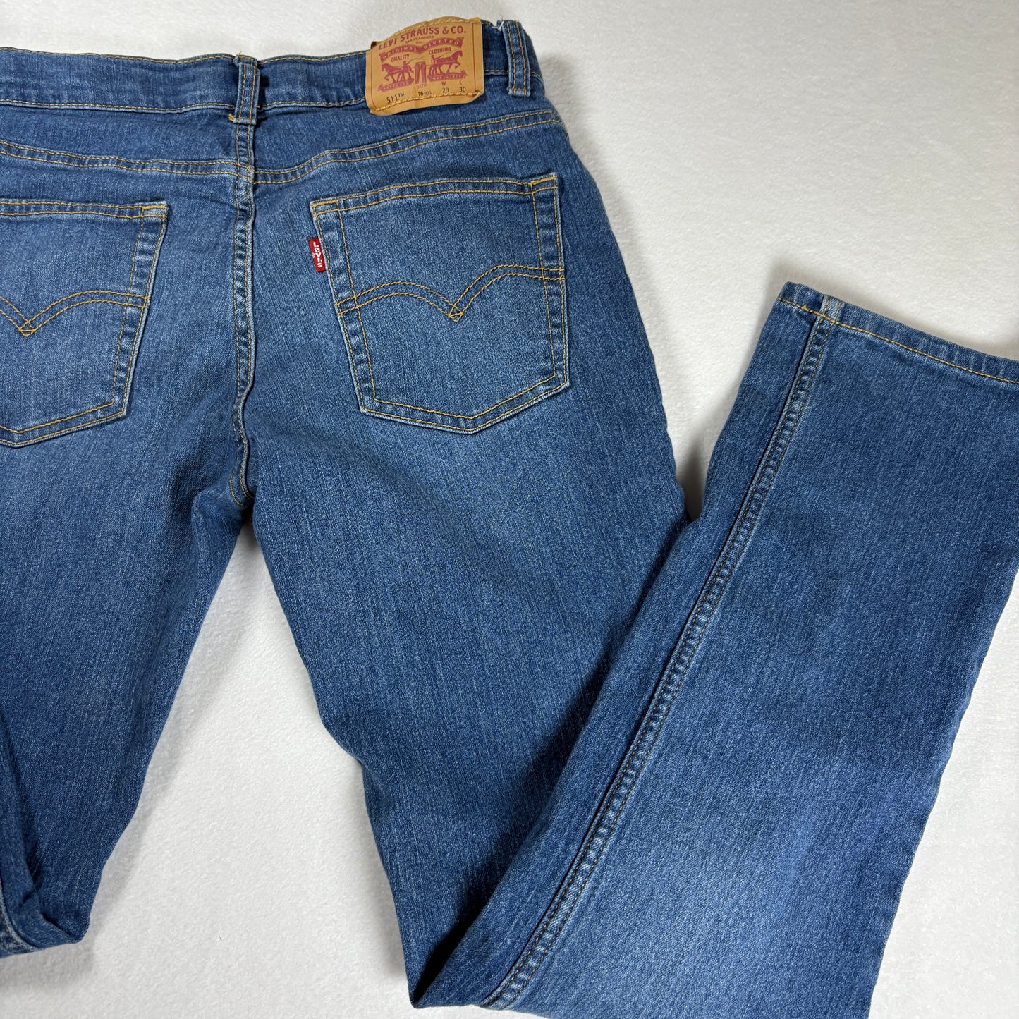 Levi’s Jeans Men’s 511 Slim Blue Denim Stretch Performance W28 L30 Classic Fit