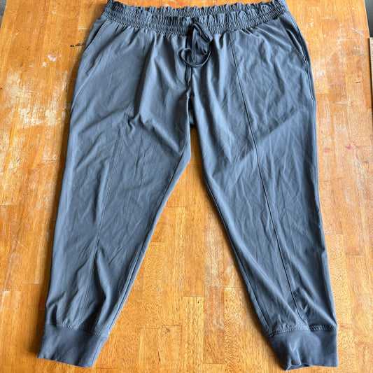 Time And Tru Maternity Jogger Pants Womens XL Gray Stretch Casual Lounge Cozy XL