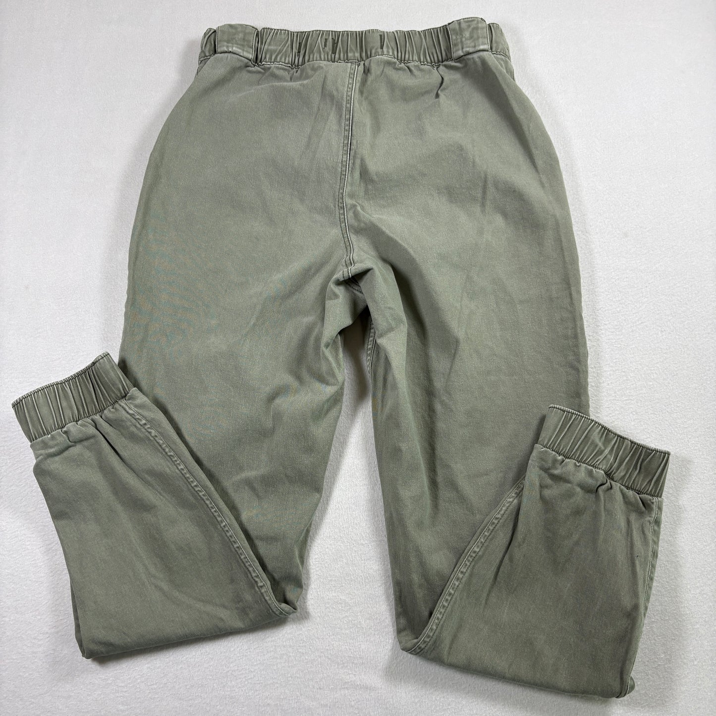 Hollister Womens Joggers Size L Green Ultra High Rise Stretch Utility Pants