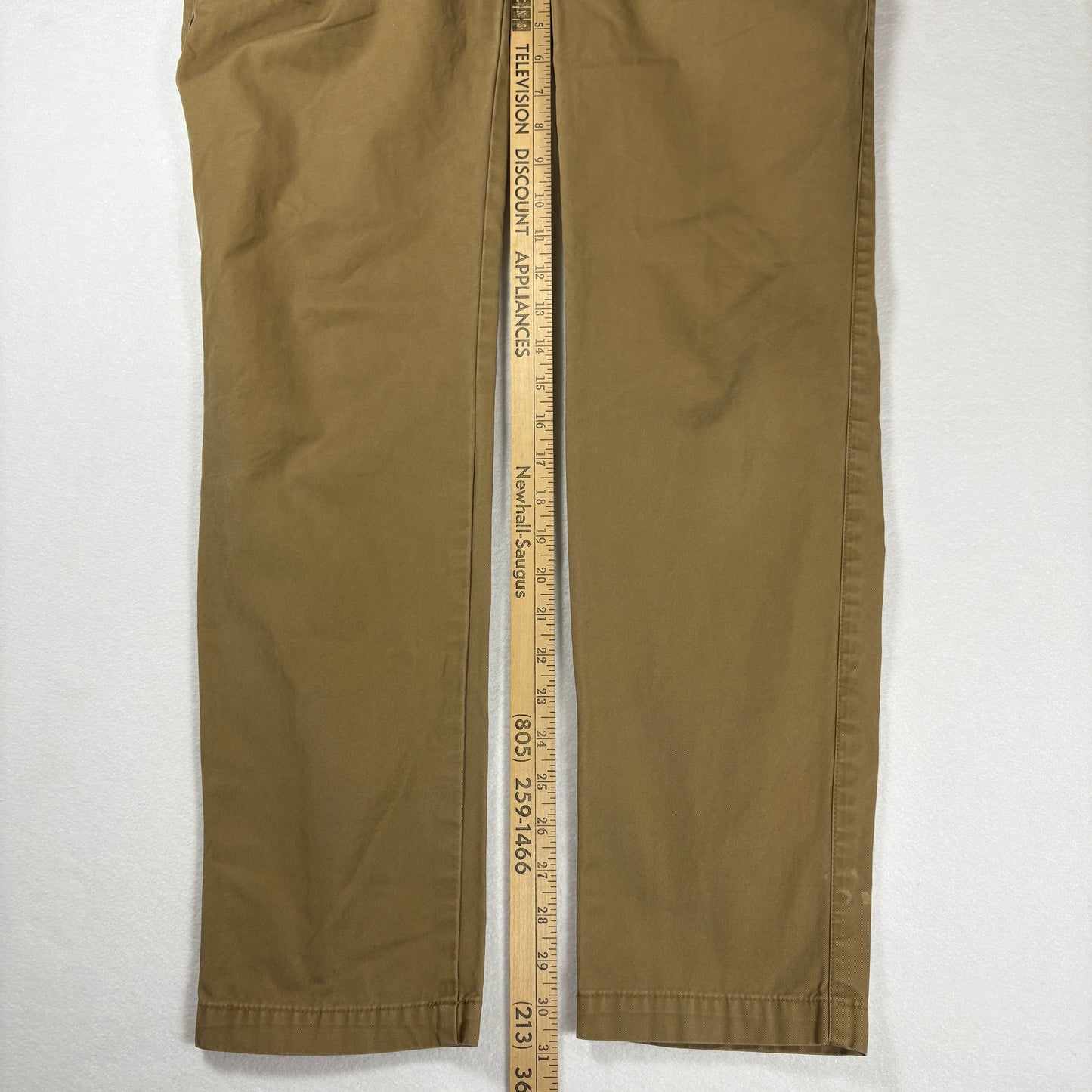 GAP Pants Men’s 33x32 Skinny Fit Khaki Chinos Casual Dress Cotton Slim Trousers