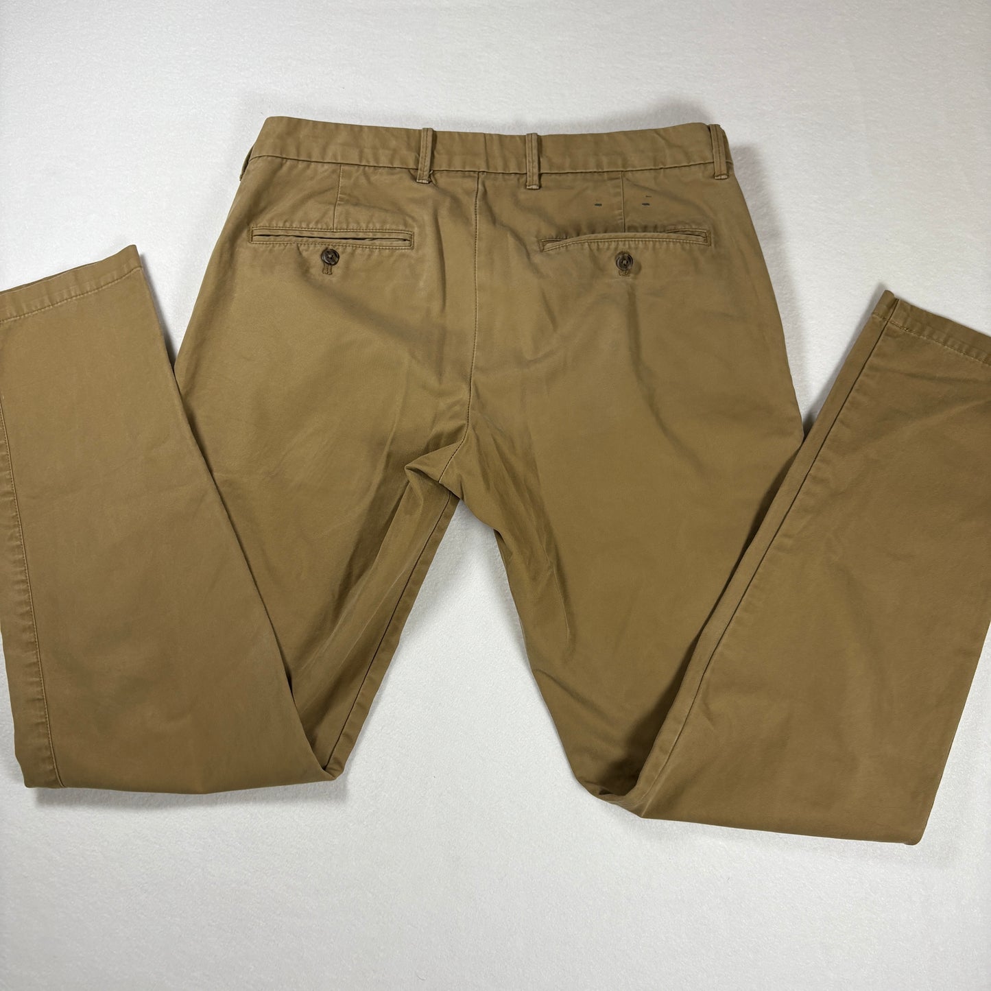 GAP Pants Men’s 33x32 Skinny Fit Khaki Chinos Casual Dress Cotton Slim Trousers