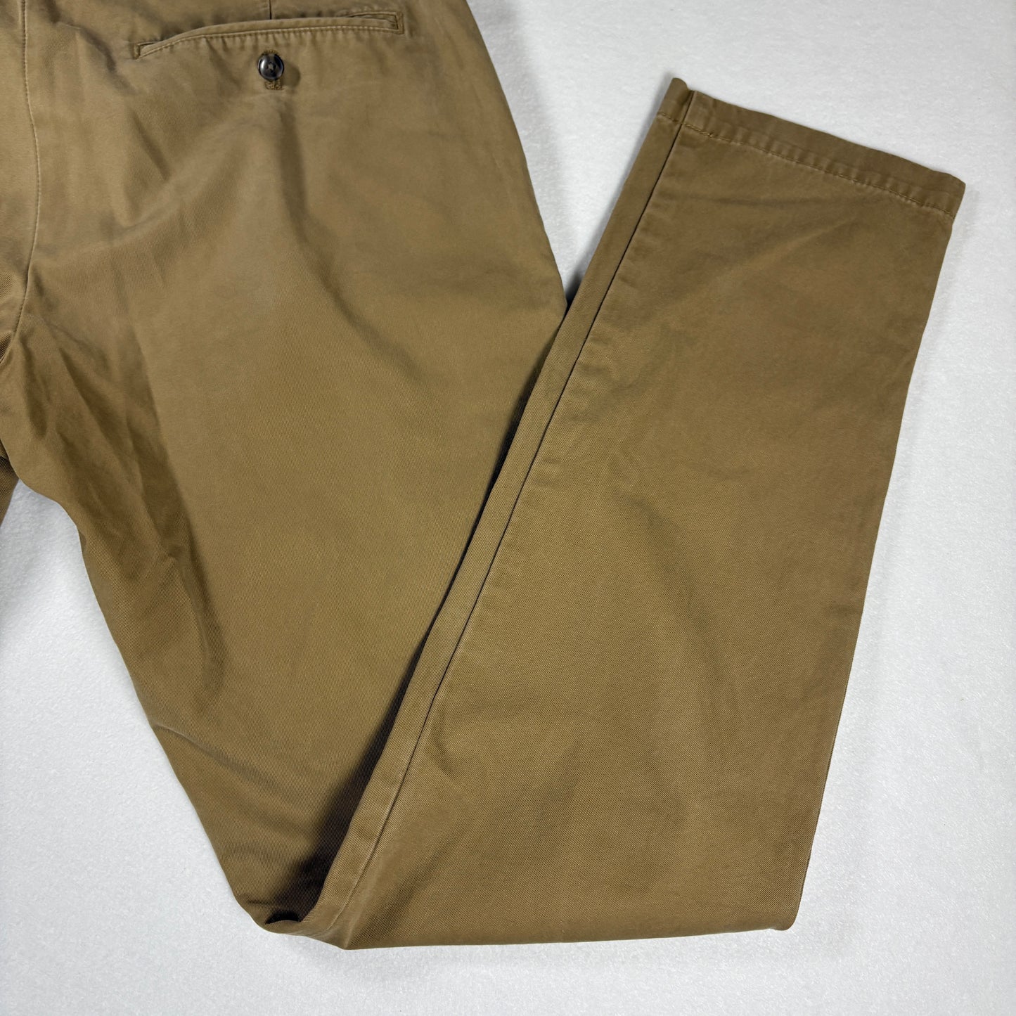 GAP Pants Men’s 33x32 Skinny Fit Khaki Chinos Casual Dress Cotton Slim Trousers