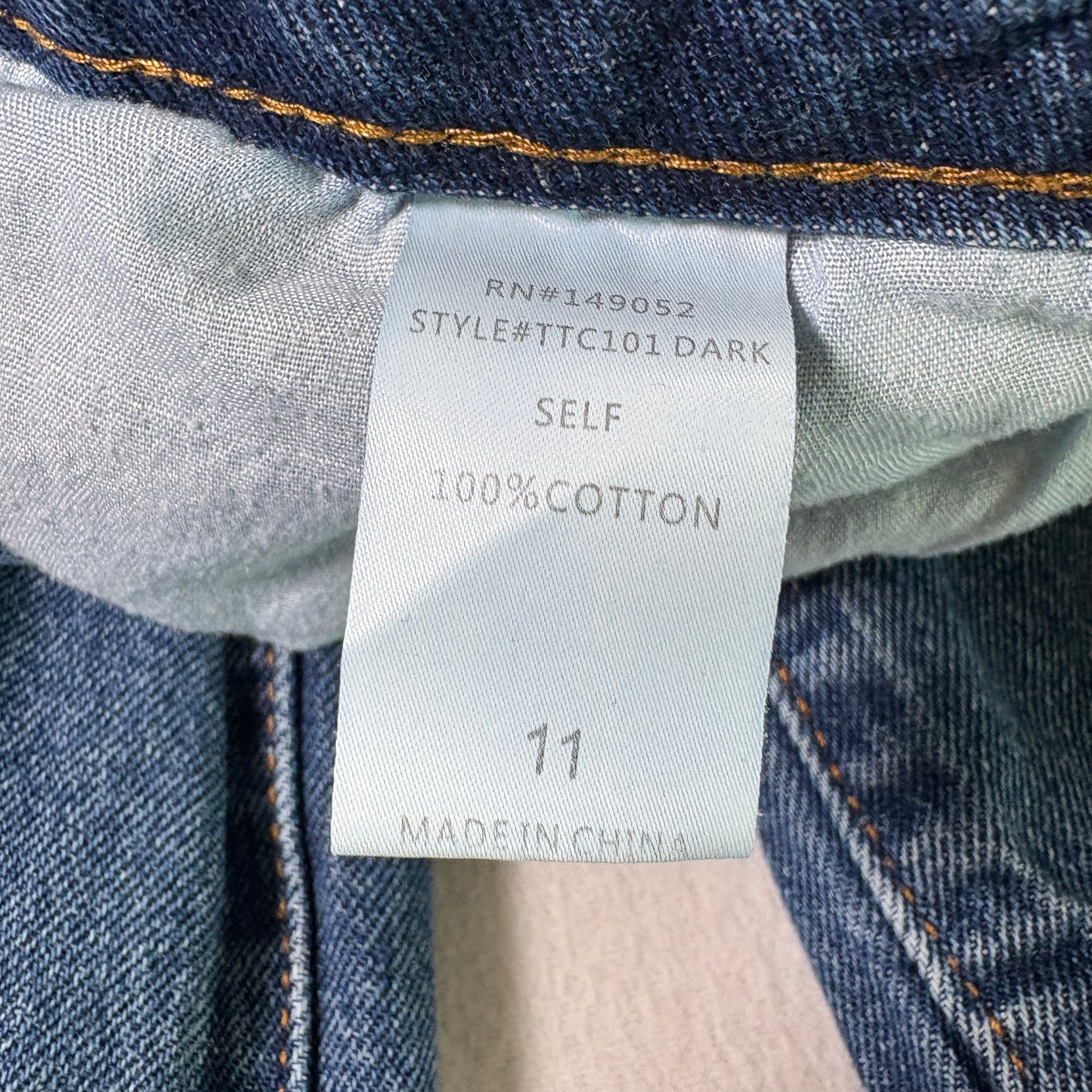 Fashion Nova Womens Jeans Size 11 Blue Denim Baggy Wide Leg Y2K 90s Grunge