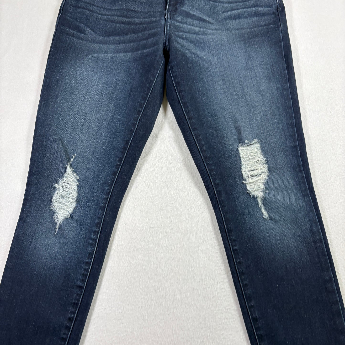 Arizona Jean Co Womens Jeans Size 6 Distressed Skinny Dark Wash Denim Y2K