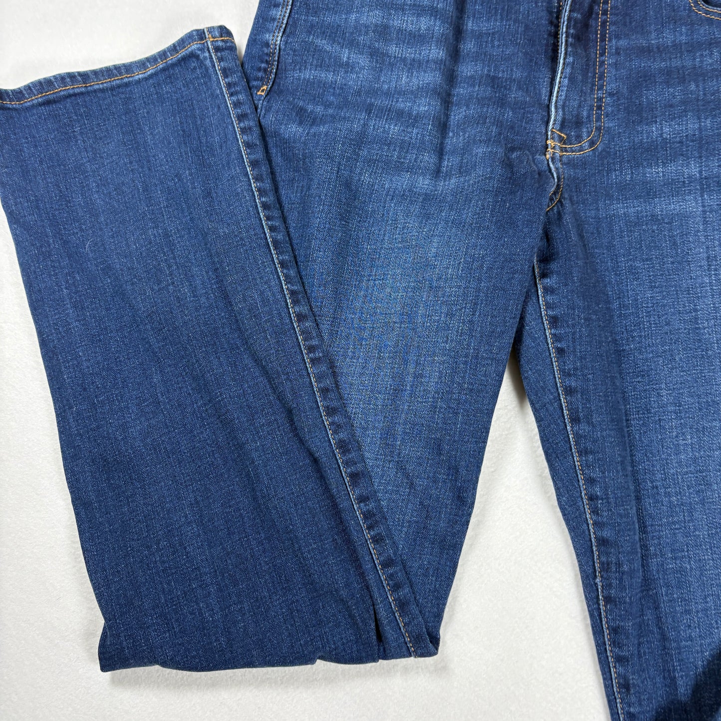 Tommy Hilfiger Jeans Womens Sz 10 Blue Denim Straight Mid Rise Classic Fit