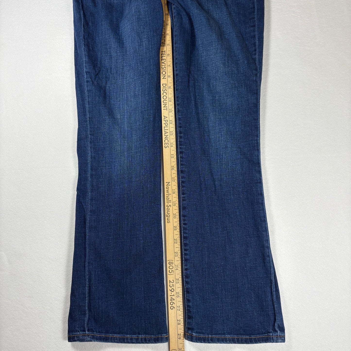 Tommy Hilfiger Jeans Womens Sz 10 Blue Denim Straight Mid Rise Classic Fit