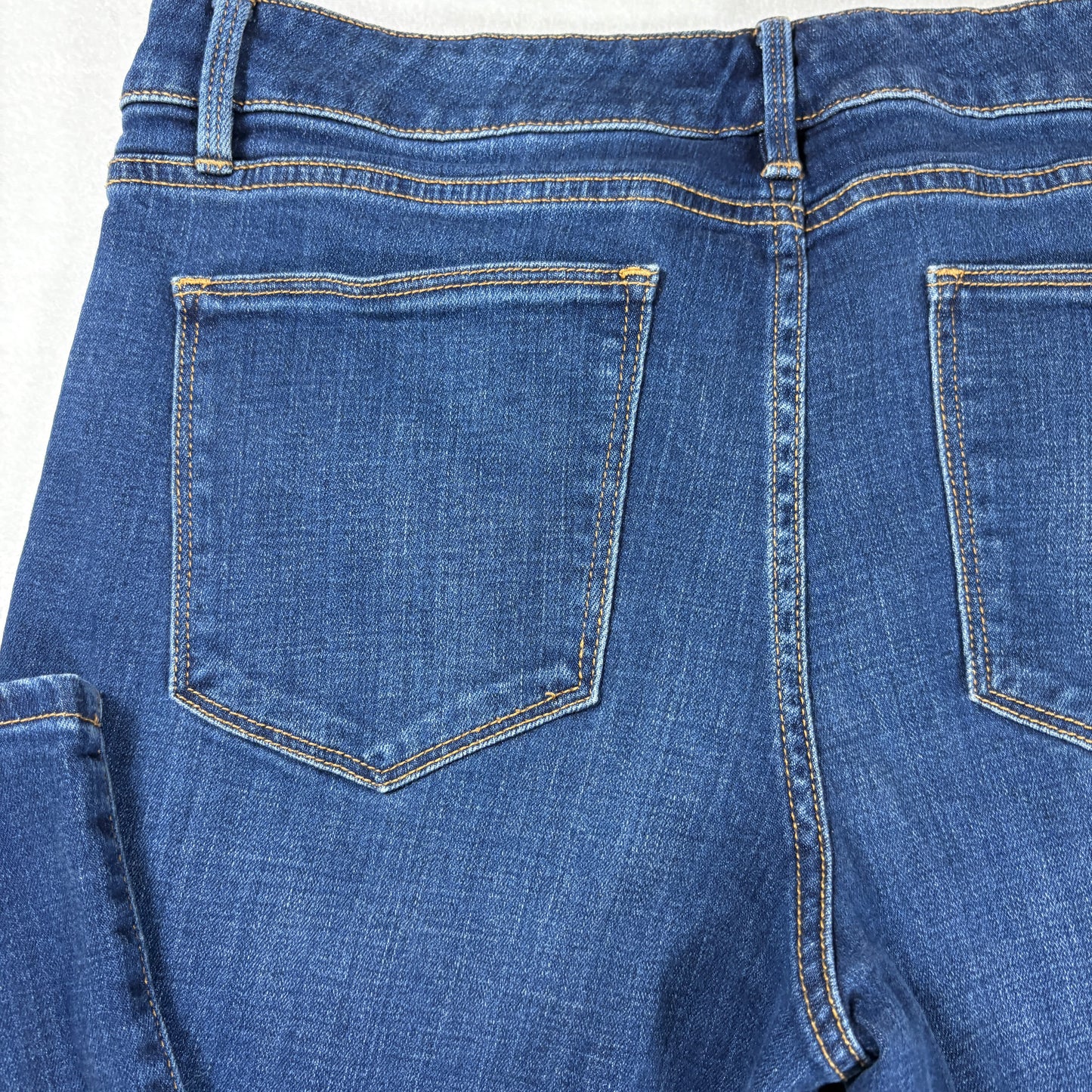 Tommy Hilfiger Jeans Womens Sz 10 Blue Denim Straight Mid Rise Classic Fit