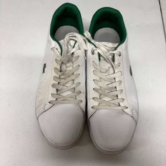 Lacoste Hydez White Green Low Top Sneakers Mens Size 11 Casual Shoes