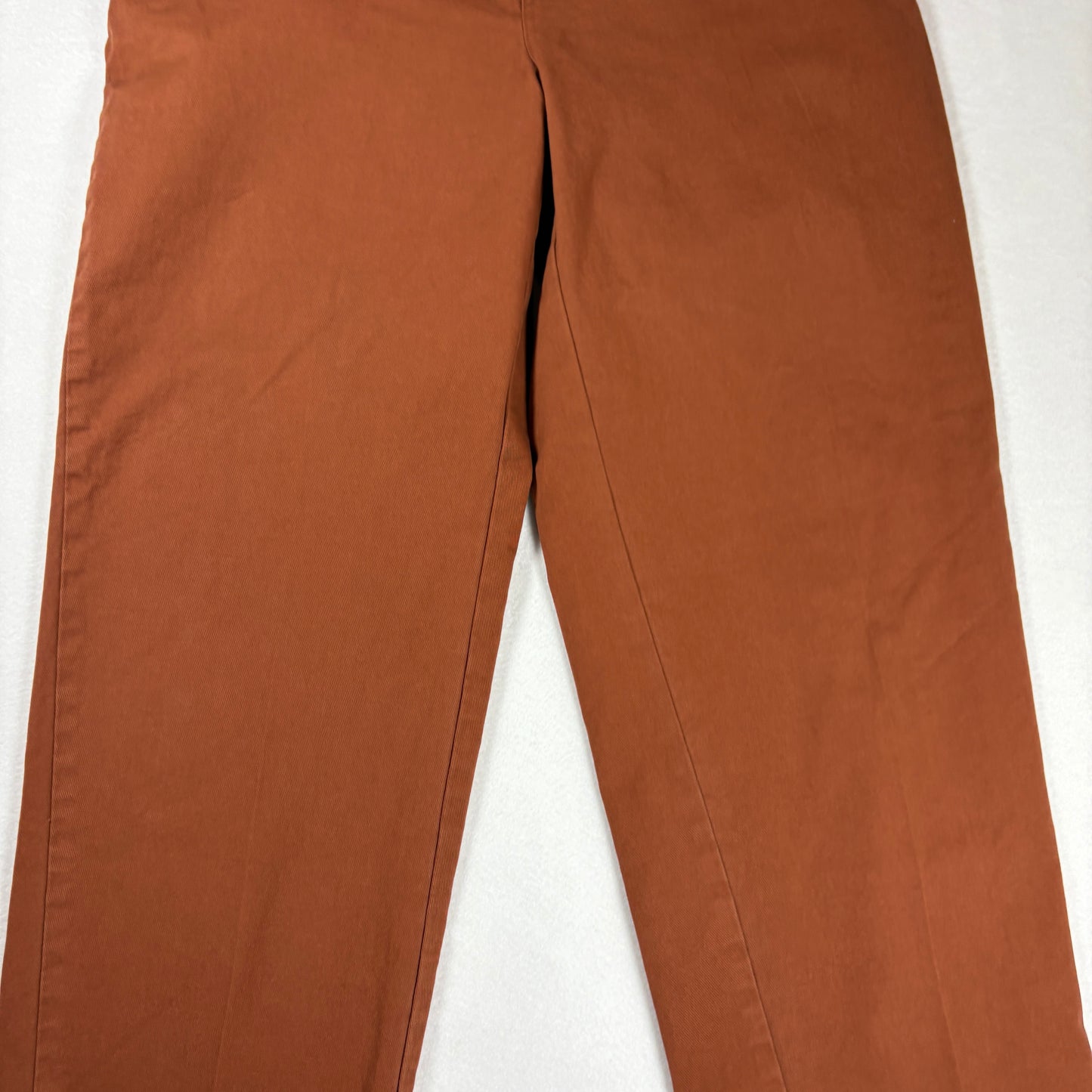 GAP Pants Womens 8 Straight Khaki Up Brown Rust Chino Casual Work Trousers