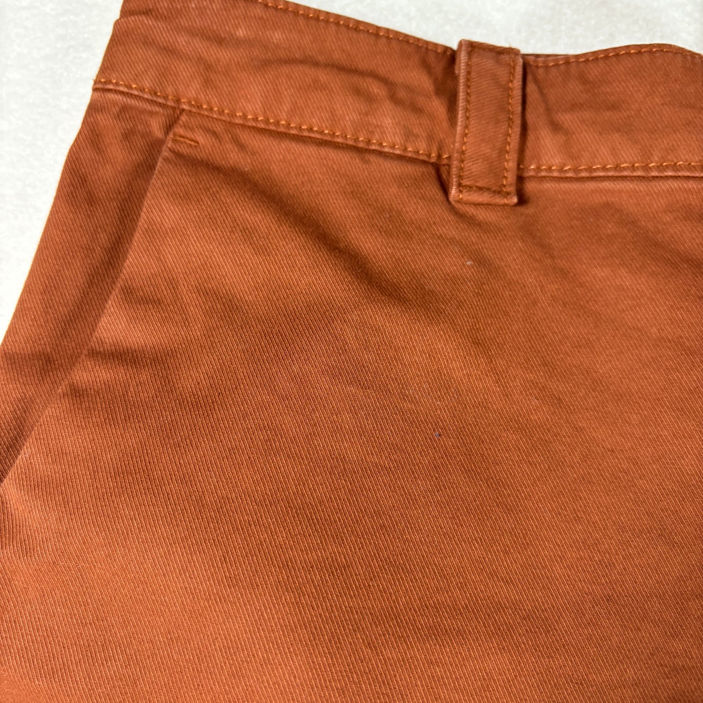 GAP Pants Womens 8 Straight Khaki Up Brown Rust Chino Casual Work Trousers