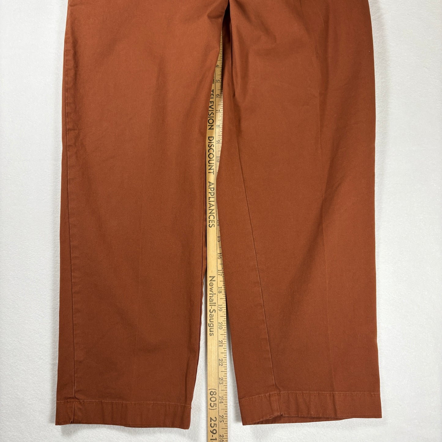 GAP Pants Womens 8 Straight Khaki Up Brown Rust Chino Casual Work Trousers