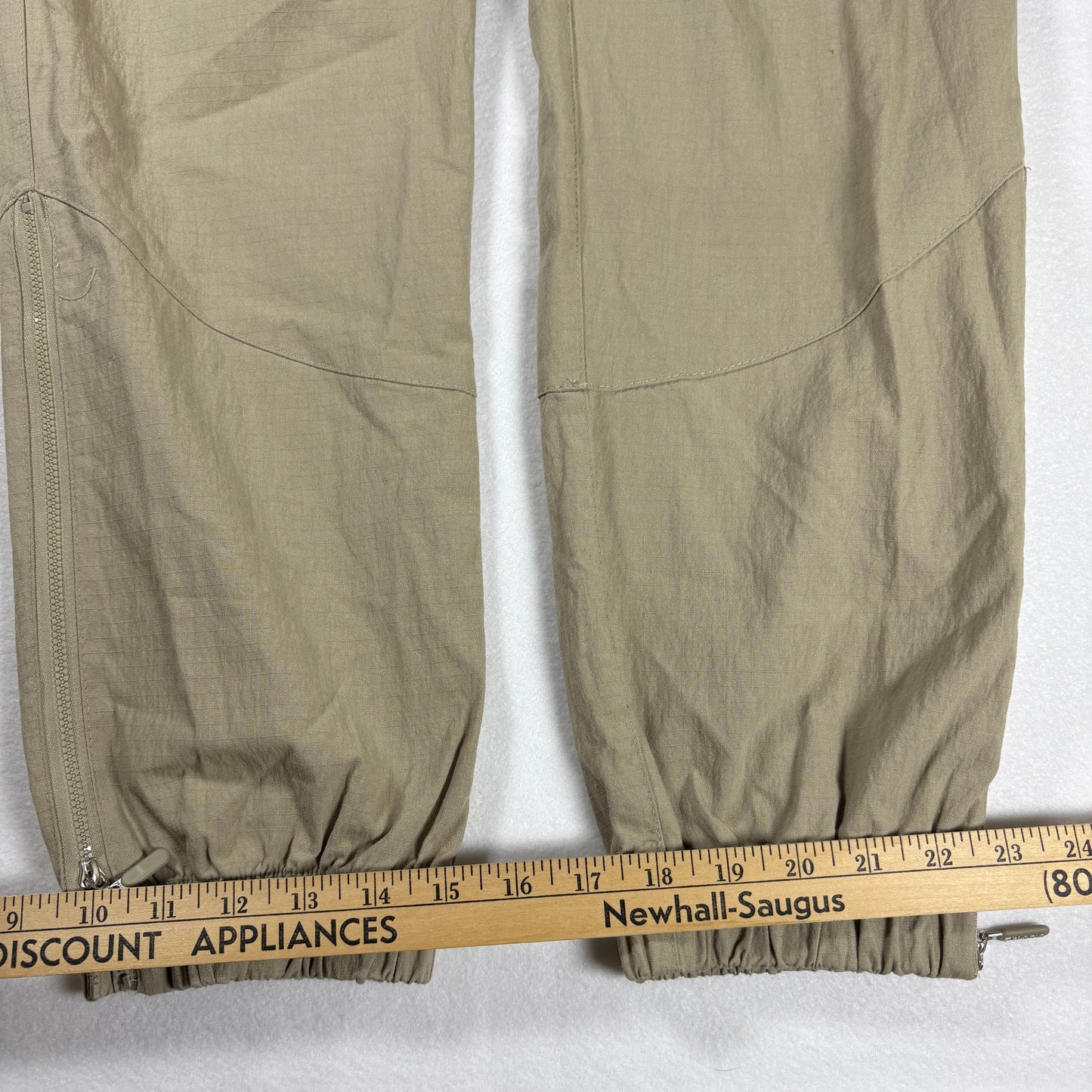 Sacre Pants Mens Small Beige Cargo Joggers Elastic Waist Utility Streetwear