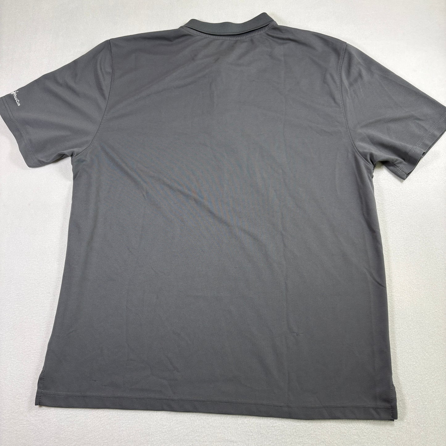 Beverly Hills Polo Club Mens Polo Shirt XL Gray Performance Golf Activewear