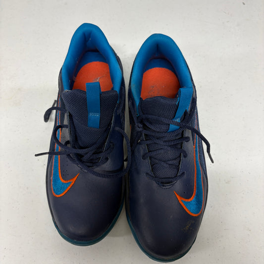 Nike Hustle Quick Basketball Shoes Youth Size 6Y Blue Orange Sneakers