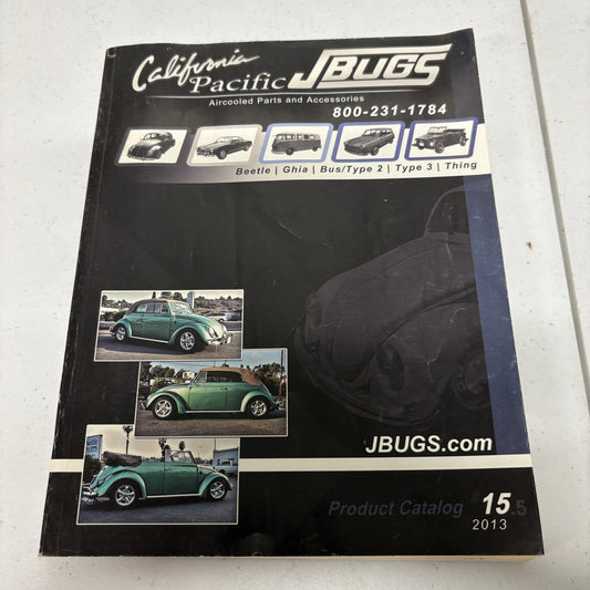 2013 California Pacific JBugs VW Aircooled Parts Catalog Beetle Bus Type 2