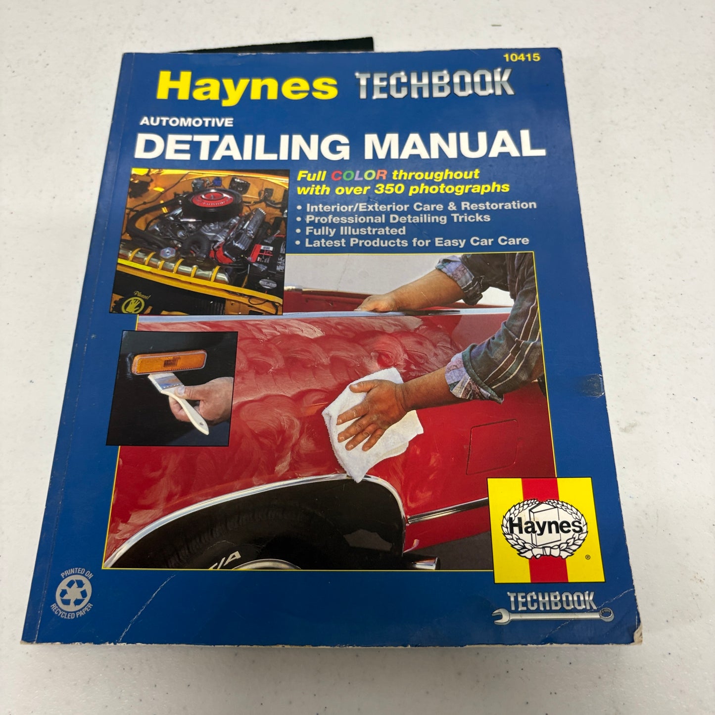 Haynes Techbook Automotive Detailing Manual Car Care Paint Buffing Guide