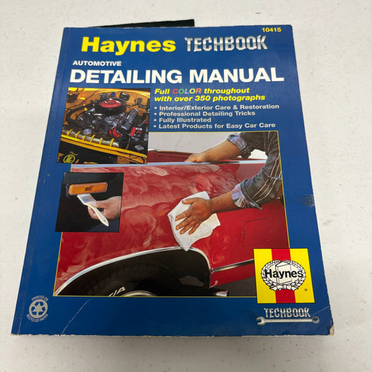 Haynes Techbook Automotive Detailing Manual Car Care Paint Buffing Guide