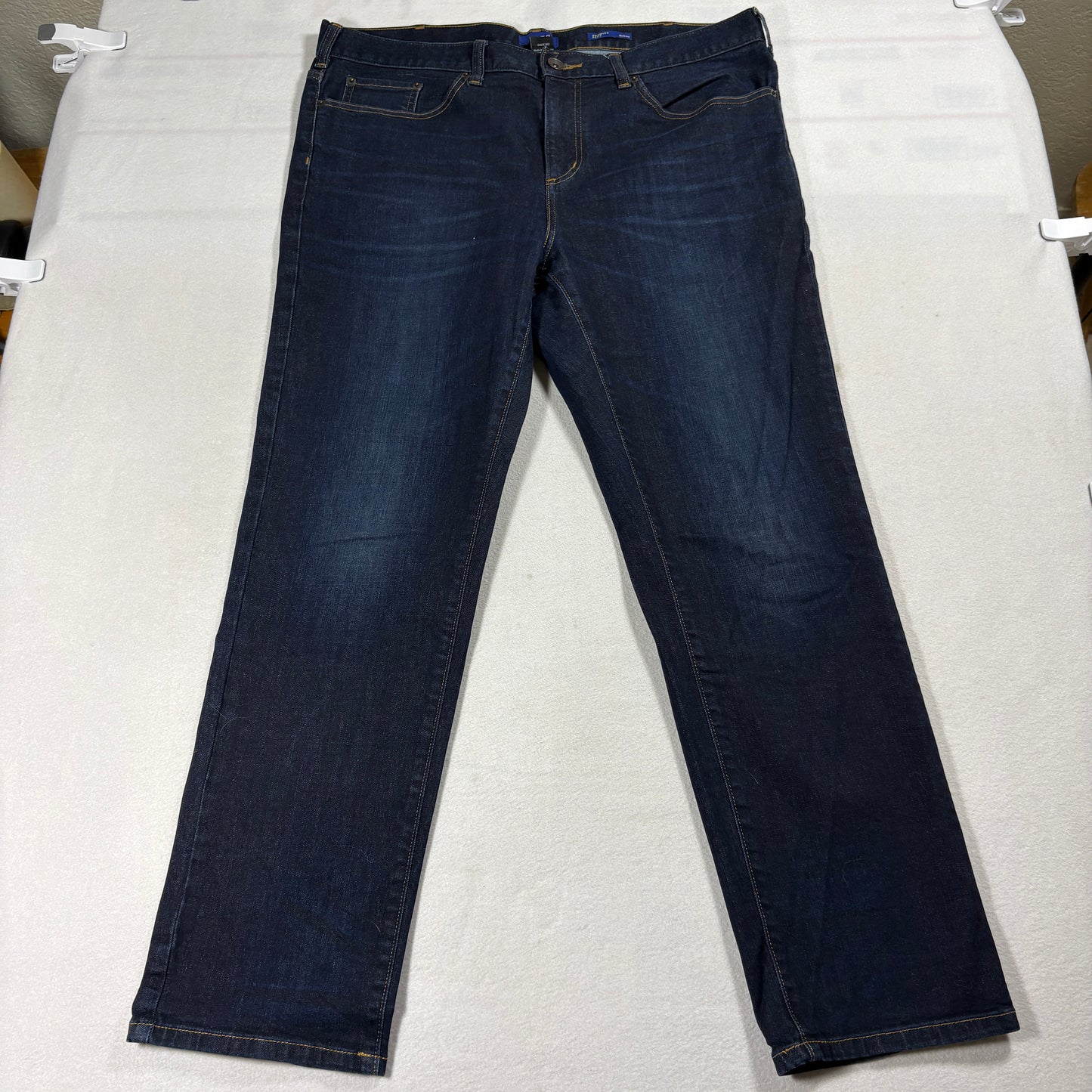 APT 9 Jeans Mens 38x30 Slim Fit Premier Flex Dark Wash Stretch Denim Pants