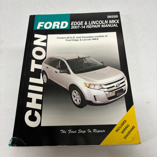 Chilton Ford Edge Lincoln MKX 2007-2014 Repair Manual Wiring Diagrams