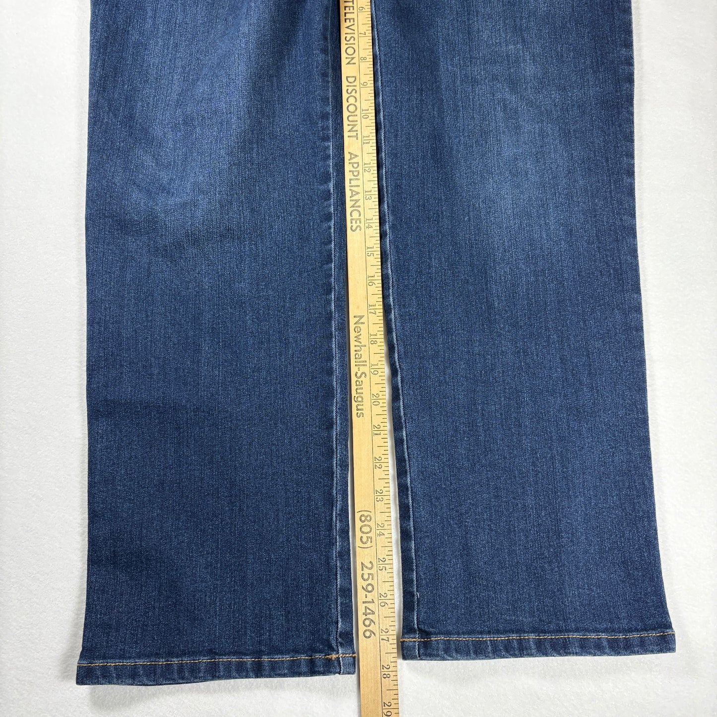 Gloria Vanderbilt Jeans Womens 14 Amanda Classic Tapered Blue Denim Stretch