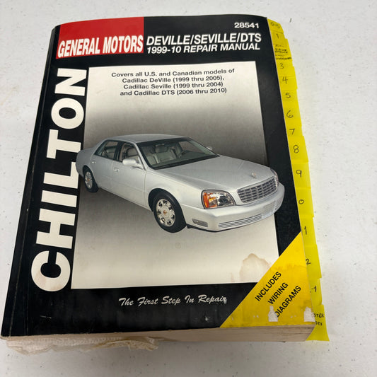 Chilton Cadillac DeVille Seville DTS 1999-2010 Repair Manual Wiring Guide