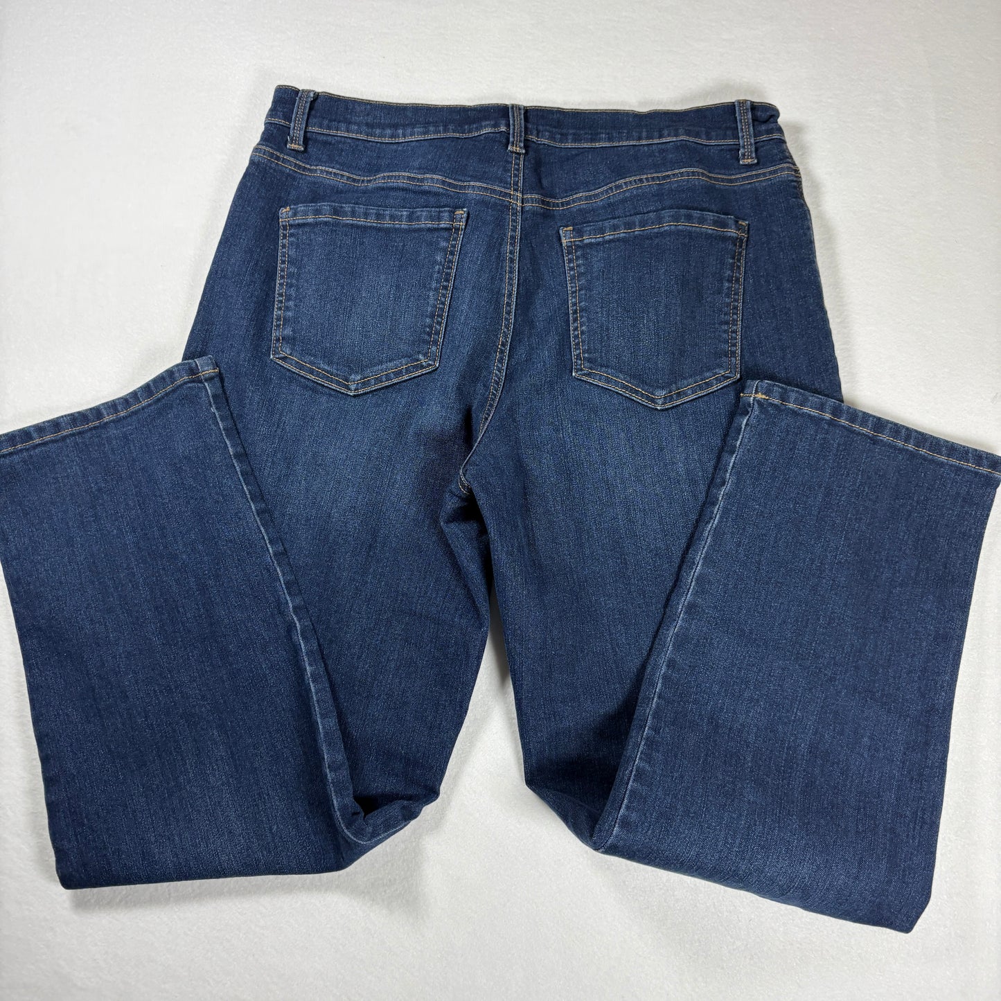 Gloria Vanderbilt Jeans Womens 14 Amanda Classic Tapered Blue Denim Stretch