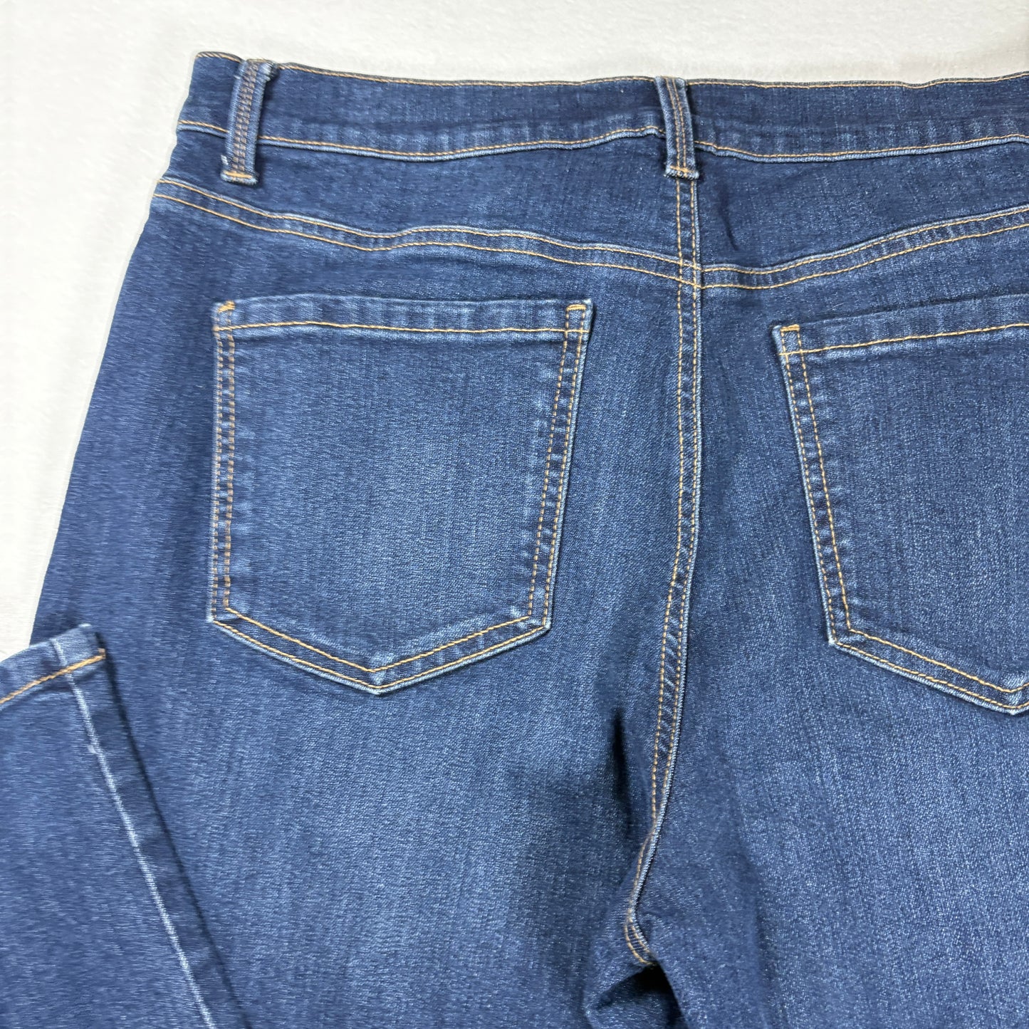 Gloria Vanderbilt Jeans Womens 14 Amanda Classic Tapered Blue Denim Stretch