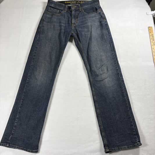 Levi Strauss Signature Gold Jeans Mens W29 L32 Comfort Flex Relaxed Fit Blue